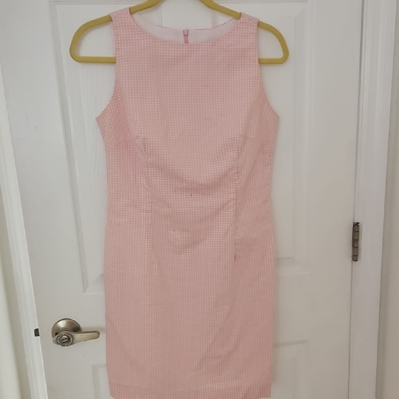 Moda International Dresses & Skirts - Moda International Pink Halter Sheath Midi Dress
